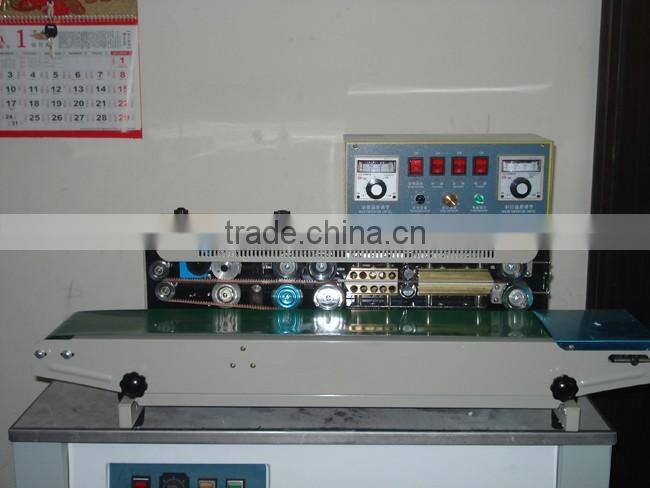 Three row printing plastic bags sealing machine with good quality