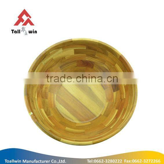 hot selling high quality bamboo walnut bowl with nutcracker