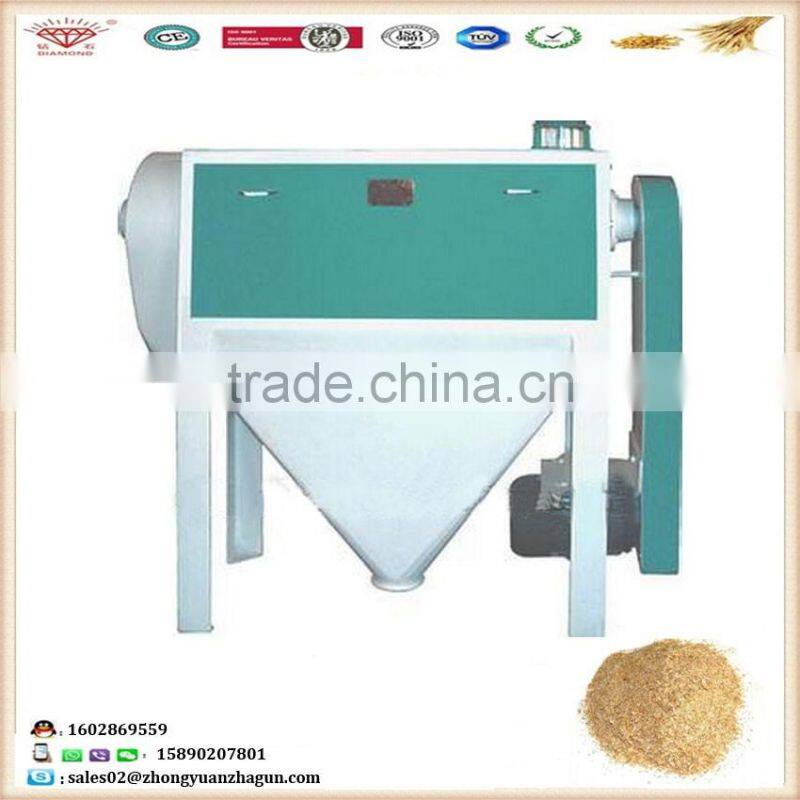High quality Single Wheat Bran Finisher price wheat flour mill factory