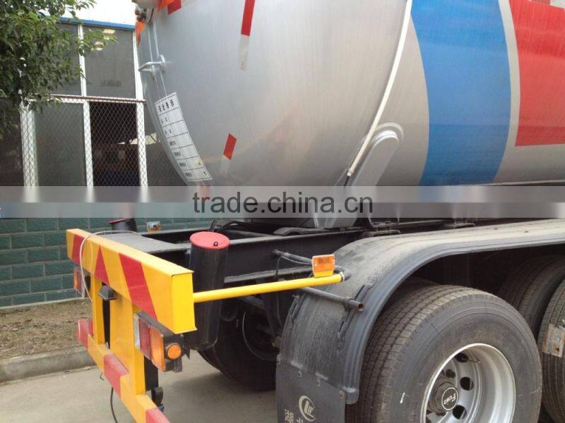 ASME standard and China standard LPG tank semi trailer
