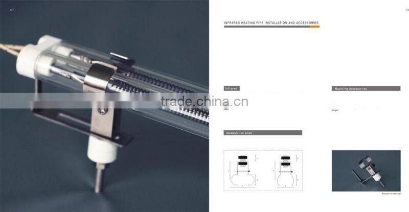halogen infrared heating element 110V for Powder coat curing