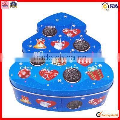 metal santa claus lighted christmas gift boxes