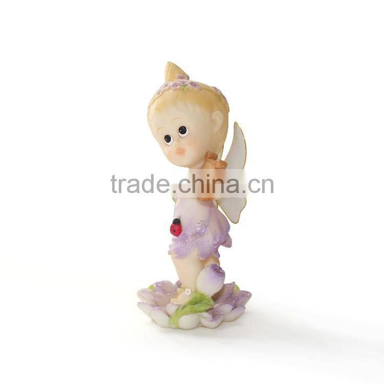 2016 polyresin material decorative music angels