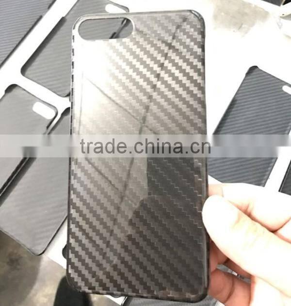 Matte/Shiny 3K real carbon fiber cell phone case for iPhone 7 plus