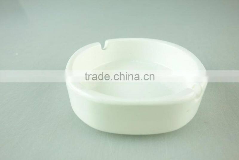 stock cheap ceramic ashtray round shape , wholesale ashtray