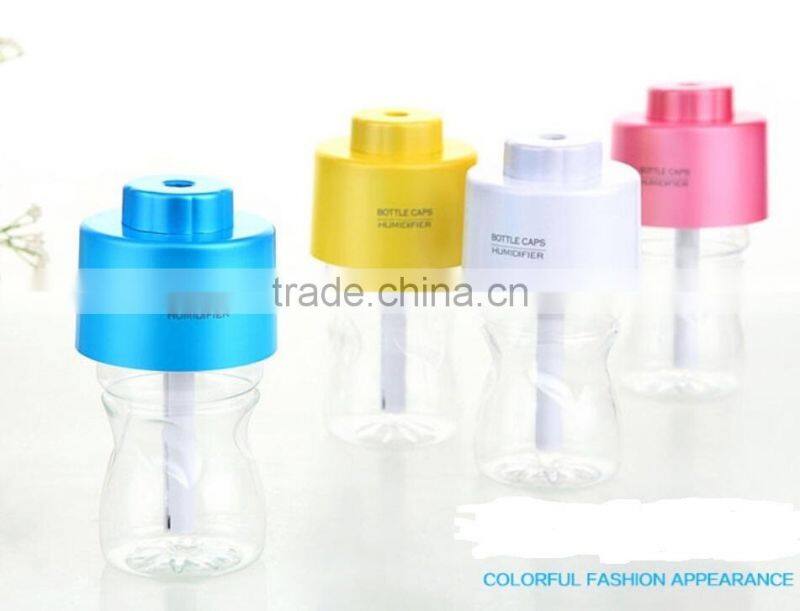 Car&Computer Dual Function Bottle Shaped With Light USB Humidifier