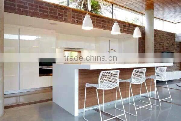 Custom sized solid surface made Office self service kitchen counter