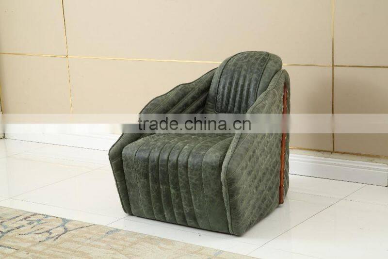 2016 luxury stainless steel leisur sofa for whole sale C698#