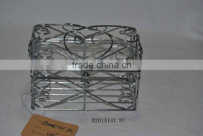 Rectangular Gold chrome basket