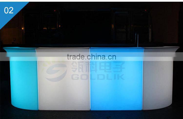 High quality RGB and waterproof small bar counter designs GKT-021BC
