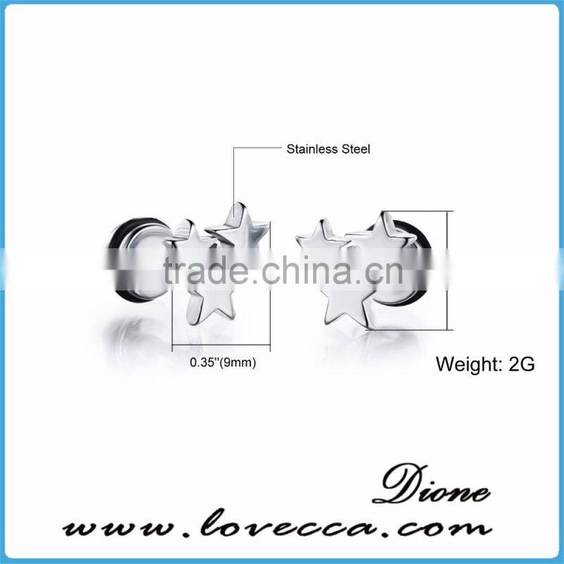 High quality stainless steel ear cuff earring , stainless steel earring for men