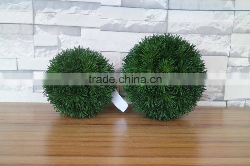 High quality plastic green grass ball