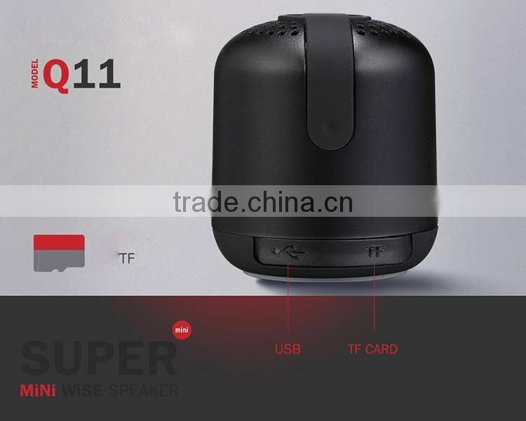 2017 New gadget custom logo handsfree call mini bluetooth speaker with CE ROHS FCC BQB certifications