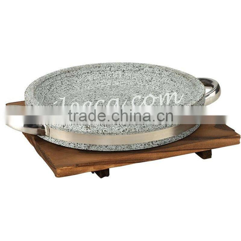 Korean granite pan barbecue grill stone