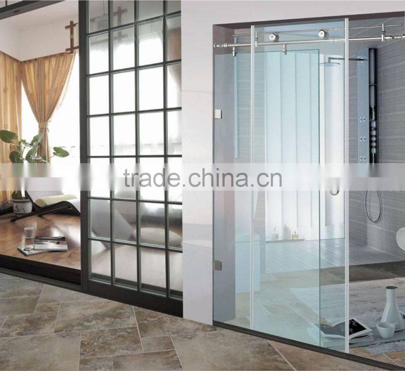 bathroom frosted glass sliding doors for interior decoration