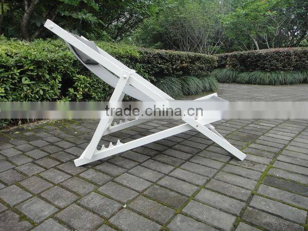Hot sales aluminum folding teslin beach bed &lounge