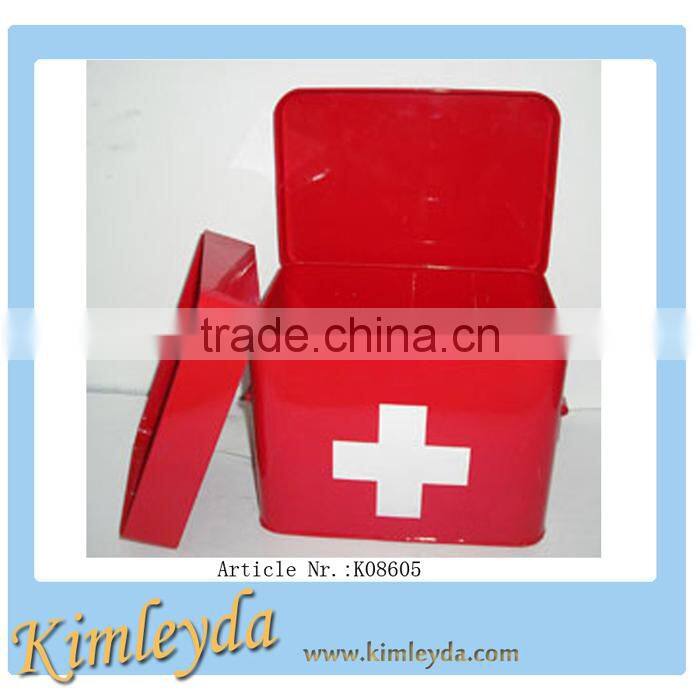 Metal first aid box