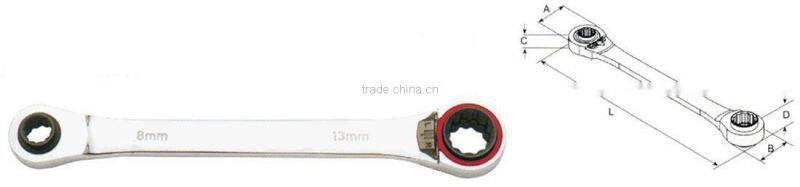 4 IN-1 72 Teeth Ratchet Handle Wrench