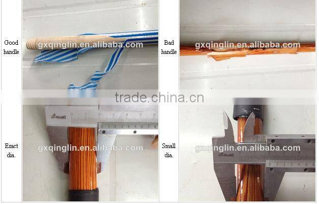 good quality of wooden broom handle with eucalypt wood