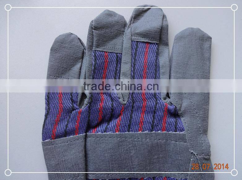 Grey PVC impregnated gloves