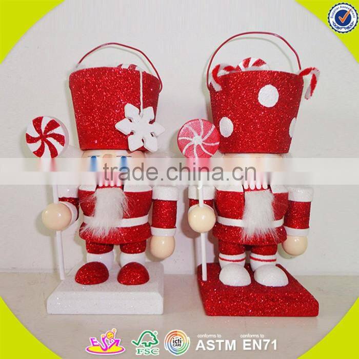 wholesale baby wooden delicate nutcracker, popular kids wooden nutcracker, fashion wooden nutcracker W02A007