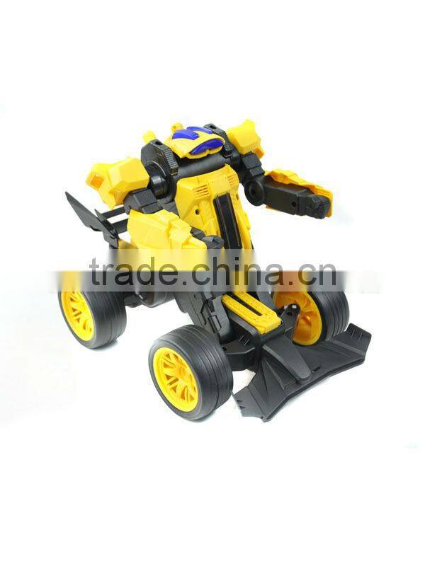 New Product 4 CH Radio Control Robot Car transform robot toy