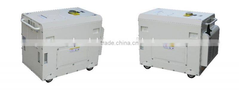 100% copper wire 5KW electric start single/three phase sound proof welding generator diesel price
