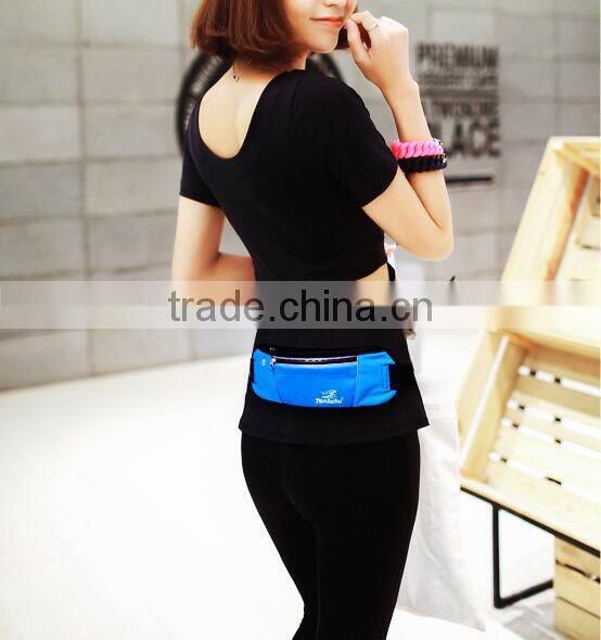 Zipper Closure Sports Waist Belt Money Bag Neoprene Running Bag