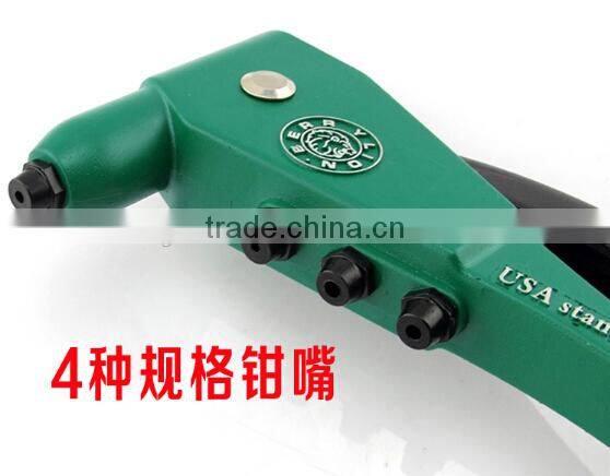 A-alloy handle professional full size riveter, labor saving design hand riveter
