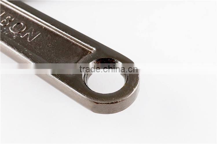 Black Nickel-plated Adjustable Wrench