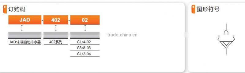 JAD series pneumatic valve with high quality