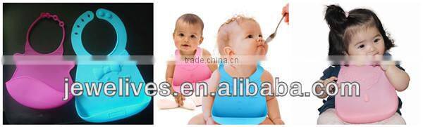 Waterproof kids silicone baby bib with pocket,custom wholesale baby bibs waterproof