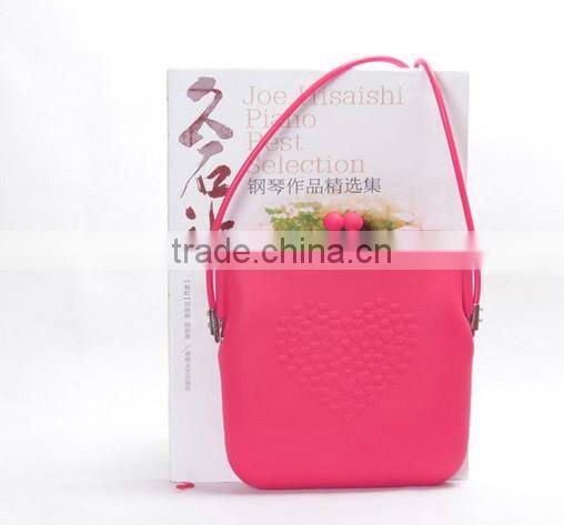 pattern shoulder bag,shoulder long strip bag,silicone shoulder bag