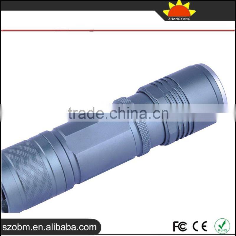 New arrival OEM W519 XP-E LED 500Lm 5 mode Outdoor HIgh quality led torch ,EDC flashlight