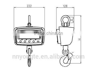 Aluminum Alloy OCS Crane Weighing Scale
