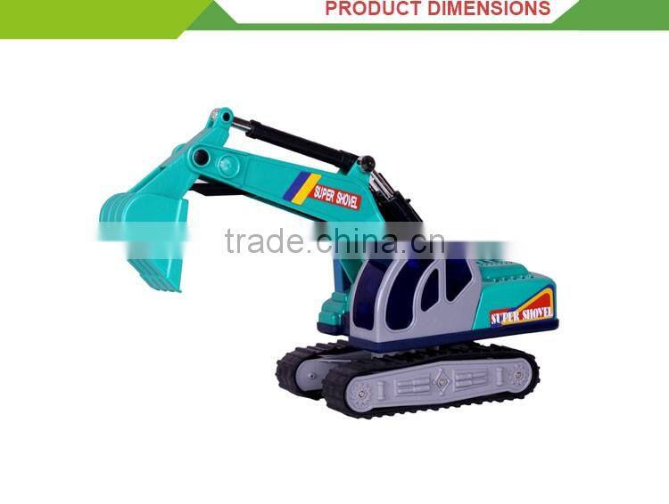 Hot sale high quailty inertia friction plastic excavator toys