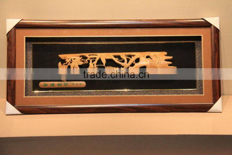 wistaria and thrush handicraft