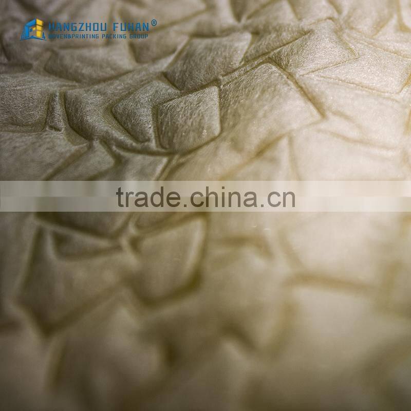 High grade beautiful embossing non-woven shopping bag