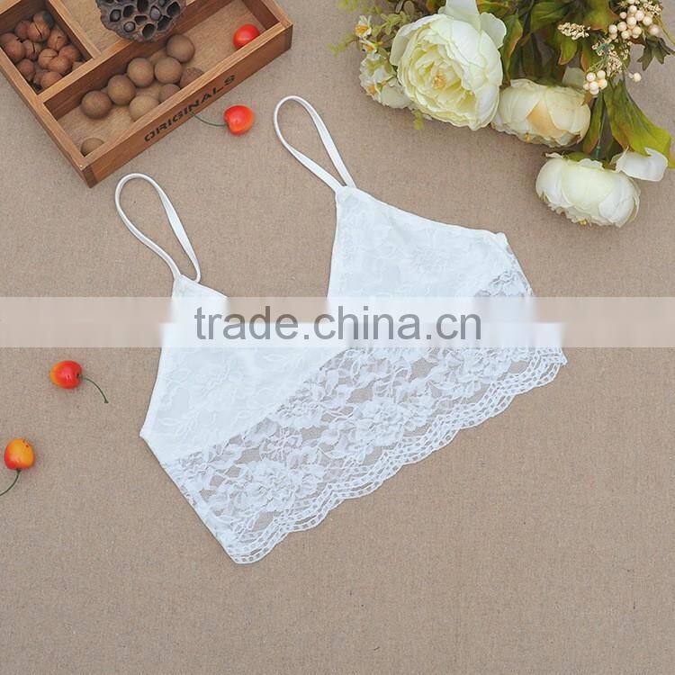 camisole bralette sexy lace tank top women summer crop top