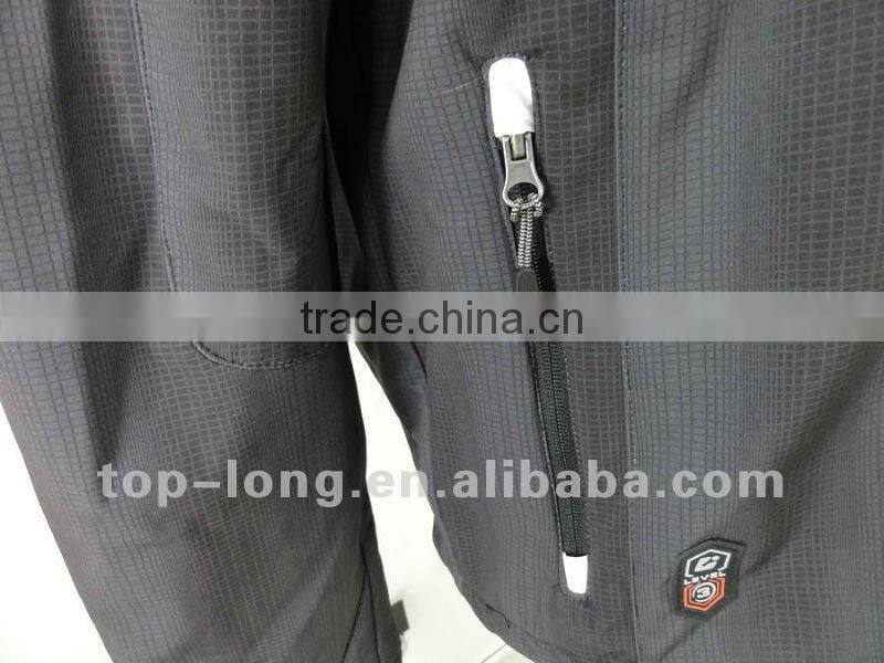 Men softshell jacket with hood windproof waterproof