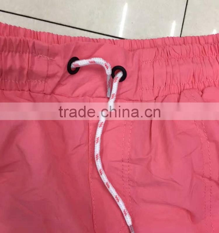 Stylish men 100%polyester beach shorts factory closeout