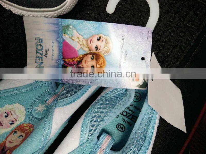 Girls beautiful catroon aqua shoes cheap stock