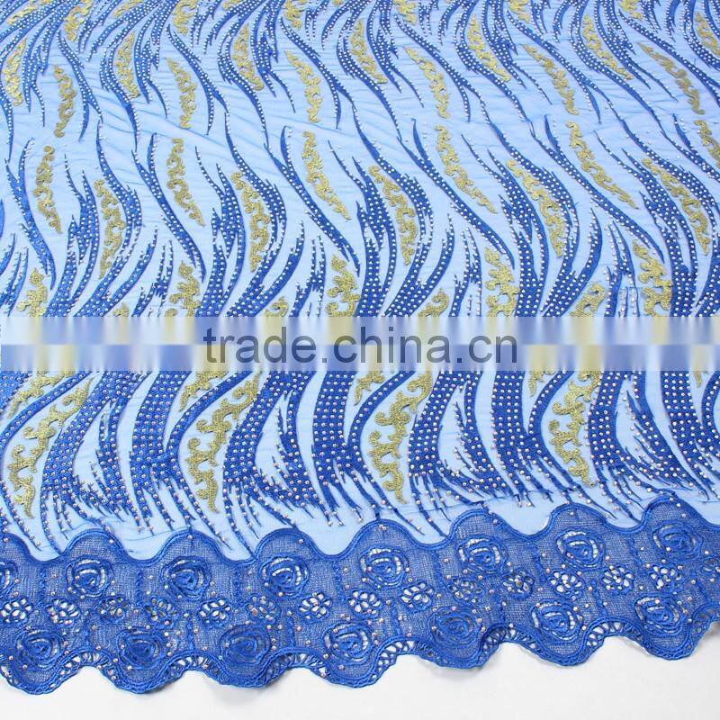 Bestwaytex 2016 New Design Peach French Net Lace Fabric FL1159-5