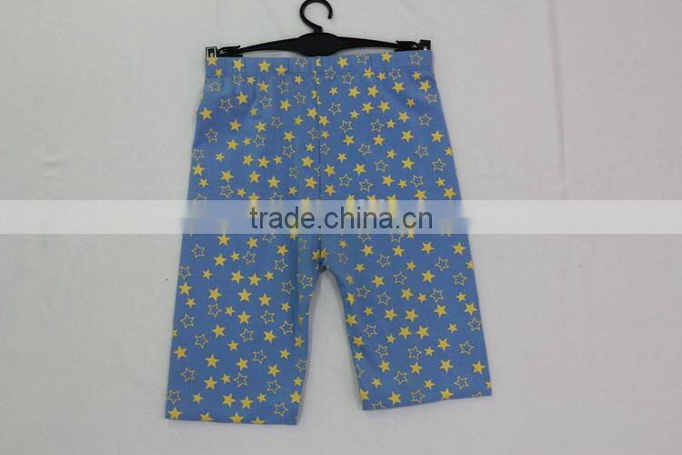 seamless half pants for women/spandex polyester woman pants