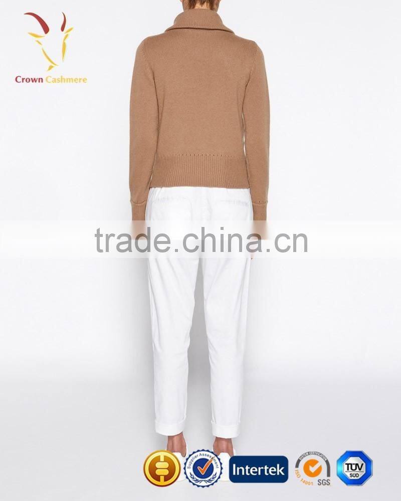 Ladies Short Coat Design Winter Woolen Knitted Coat