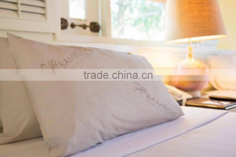 Shredded Memory Foam Pillow with Viscose Rayon Cover derived from Bamboo