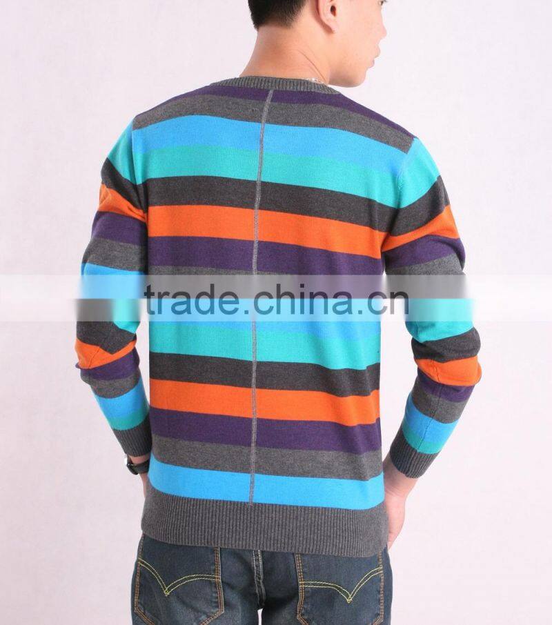 2015 Colorful Deep V Neck Sweaters Men