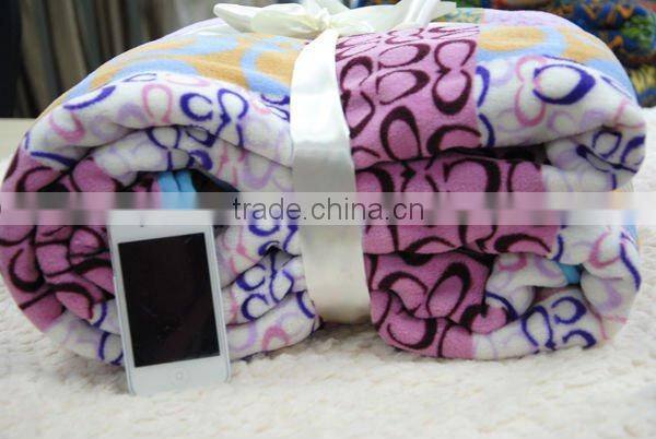 100% coral fleece blanket