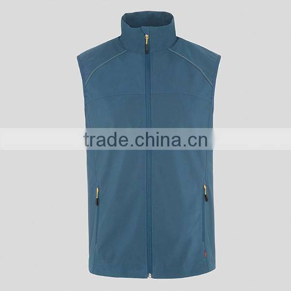 Breathable and waterproof sleeveless men vest