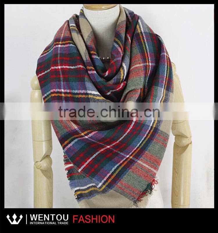 Wholesale HOT SALE Plaid Scarf
